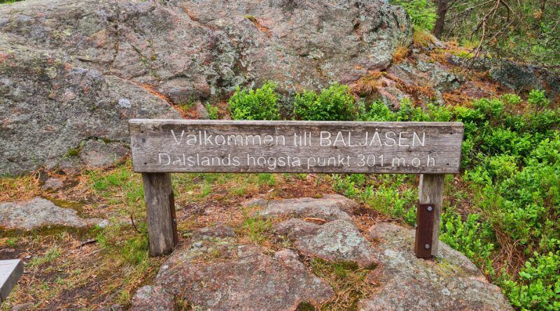 Dalslands högsta punkt – Baljåsen 301 m.ö.h